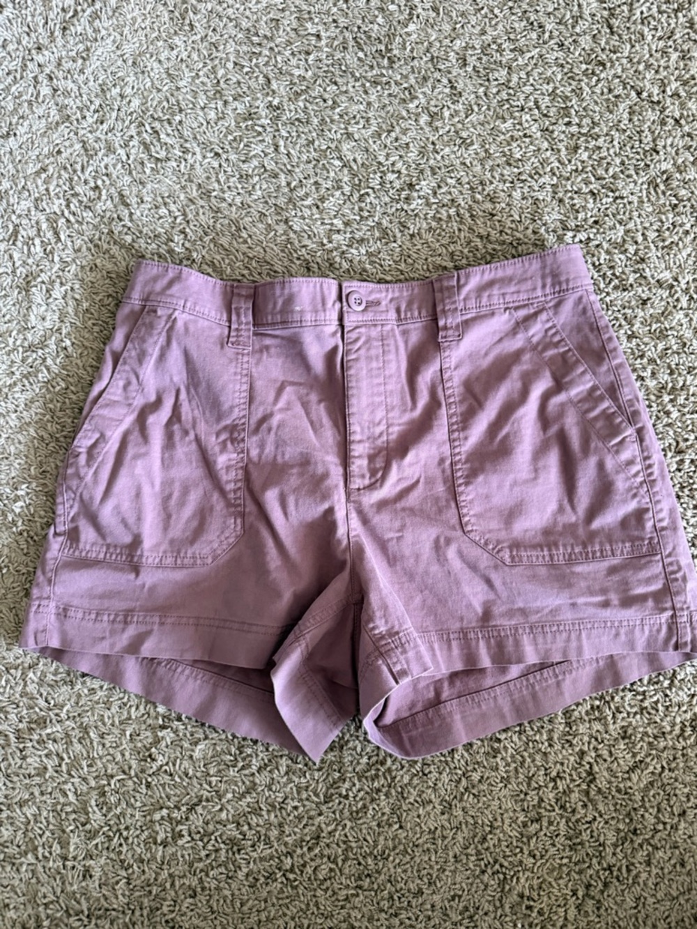 Old Navy Mauve Pink Cotton Cargo Shorts